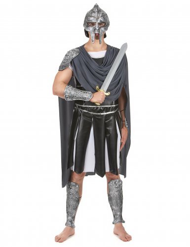 Deluxe Roman Centurion Soldier Men's Fancy Dress Greek Costume Stag Party Outfit (Men: 42/44) (disfraz)