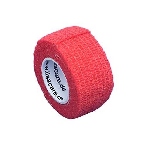 LisaCare plaster bandage, wound patch, children's plaster, tape on roll, elastic and without adhesive, 2.5 cm wide.