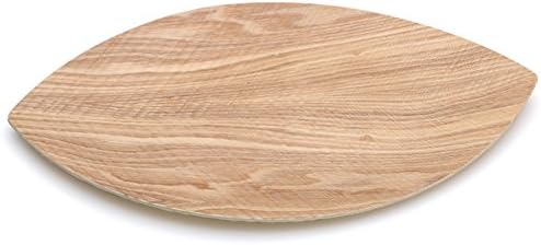 skjfig Modern solid wood bowls creative leaf-shaped fruit candy seed-box-B