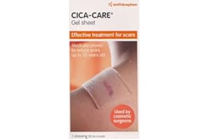 SMITH & NEPHEW Smith&Nephew Cica-Care Gel Silicone Sheet 12cm x 6cm - Stérile - 1 unité