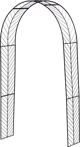 Preisvergleich Produktbild Rosenbogen 140X42cm Varus Metall