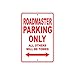 Produktbild BorisMotley Indian Roadmaster Parking Only All Other Will Be Towed Motorrad, Alu, 30,5 x 45,7 cm