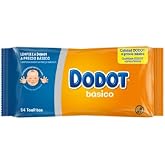Dodot - Basic wipes refill 54 units - Pack of 6 (Total 324 units), packaging may vary
