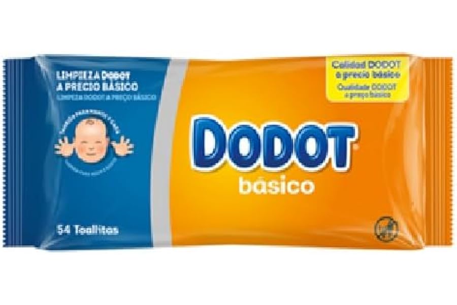 Dodot - Toallitas básico recambio 54 unidades - Pack de 6 (Total 324 unidades), packaging may vary