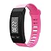 Price comparison product image lemumu H40 Smart Bracelet New Bracelet Watch with Pedometer Tracker Fitness Pk Xiaomi Mi Band Without Phone Case, Il rossore rosa