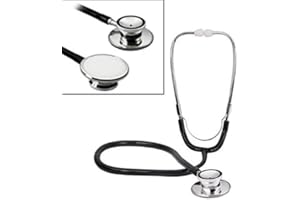MOFUN Pro Dual Head EMT Stethoscope for Doctor Nurse Vet Medical Student Health-Black
