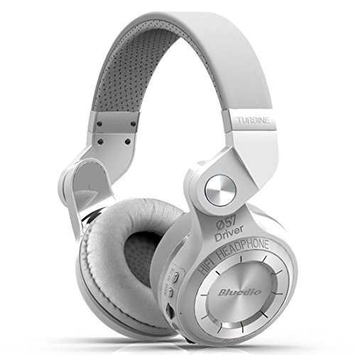 Bluedio T2 Plus Bluetooth Headphone (White)