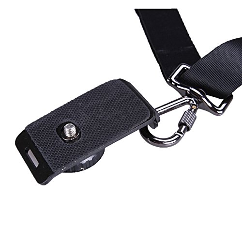FOTGA Appareil photo de Chargement rapide en plastique dur boucle de ceinture bouton Support Clip ceinture Clip holdster Support  simple double bandouli  re  Ceinture R  glable et ceinture Strap Grip    main pour appareil photo Canon  Nikon  Pentax  Olympus  Sony  Fuji  Panasonic Appareil photo Reflex num  rique