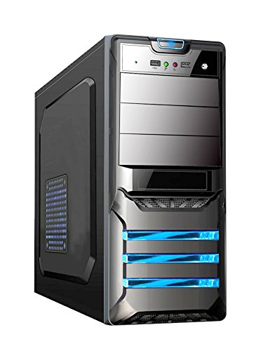 L-Link LEONIS - Caja ATX-Micro  USB 3 0  con fuente 500 W  color negro