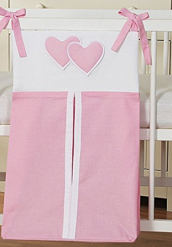 Diaper Bag, Pink with Hearts