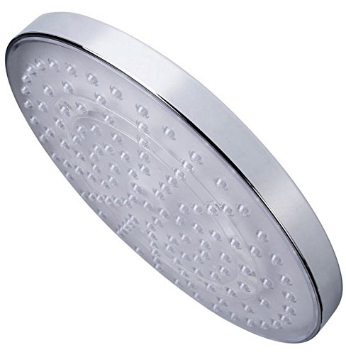 Große LED Duschkopf ca. 20 cm Rund STAR-LINE® – 7 Farben Bunte Farbwechsel Regenbogen – Farbwechsel Geeignet für Zuhause und Hotel Leuchtet Bunt und nicht Einzelne Farben !! - 3