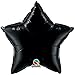 Produktbild Ballon Mylar Stern schwarz Größe 50 cm (20) zu Einheit