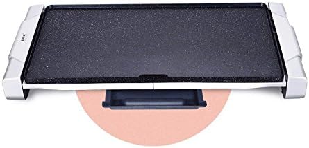 Nola Sang Assemble Indoor Electric Barbecue Grill Easy Clean-up No Smoke Oven Multifunctional Using BBQ Pan, Three Color , silver