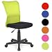 Produktbild SixBros. Bürostuhl Drehstuhl Schreibtischstuhl Grün/Schwarz - H-298F/1328