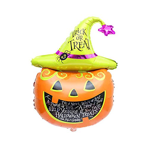 Preisvergleich Produktbild Netter Halloween-Luftballon Mode Art-Aluminiumfolienballon für Versammlung Partei Prop 1set liefert Dekoration (Kürbis)