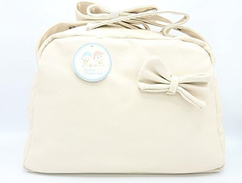 gamberritos – Bag Maternal Leatherette Bow Tie 9838 Beige 42 x 30 x 15 cms