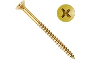 AVALON TOOLS Tirafondo Avalon Pozidrive cabeza Avellanada, estrella de acero, (caja de 100 unidades, 6 x 120 mm)