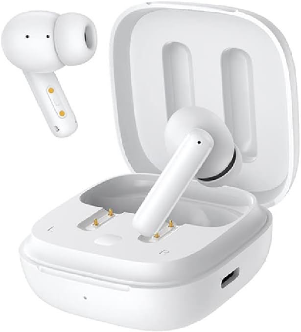 QCY T13 Anc 4 Mikrofon Bluetooth 5.3 Kablosuz Kulaklık Beyaz Aktif Gürültü Engelleyici