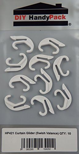 DIY HandyPack - Curtain Track Gliders Swish Valance (Pack 10)