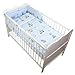 Produktbild TupTam Baby Bettwäsche mit Nestchen Bettset Gemustert 3-TLG, Farbe: Baby Tiere Grau/Blau, Anzahl der Teile:: 3 TLG. Set