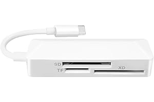 MONOJLY Mini Memory Card Reader 3 in 1 Card Reader USB C Card Reader TFSD XD 3 in 1 Carder Reader for Laptop Phone Tablet
