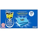 antimosquitos electrico johnson Acción prolongada. Raid - Recarga de pastillas antimosquitos, 4 paquetes de 30 unidades [120 unidades]