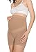 RelaxMaternity 5120 (Beige, M) Cotton over the bump maternity mid-thigh shorts