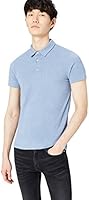 FIND Men's Polo Shirt, Blue (Mid Blue Marl), Small