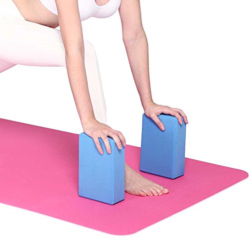 Runzone Yoga-Block 2er-Set Yogablock,blau - 3