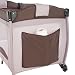 TecTake New portable child baby travel cot bed playpen with entryway -different colours- (Coffee)