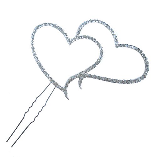 Phizhi®Hochzeit Geburtstag Party Tortenaufsatz Tortenfigur Herz Cake Topper Torten Deko