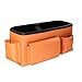 Produktbild Auto-Sitz-Rückseiten-Organisator-Leder-hängende Aufbewahrungsbeutel-Auto-Wagen-Rucksackauto liefert , orange