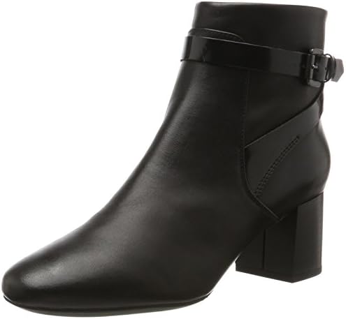 Geox Women’s D Audalies Mid B Boots, Black, 6 UK