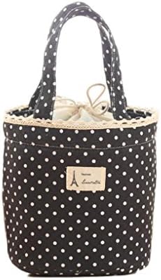 Clearance Internet Lunch Bag,Thermal Insulated Lunch Box Cooler Storage Bag Tote Bento Pouch Lunch Picnic Lunch Pouch Handbag Container Portable Lunch Bag (6.7*5.9*7.1 inch, Black)