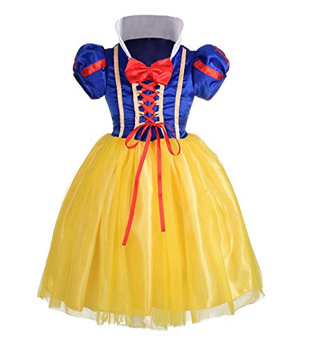 ALEAD La Ragazza Biancaneve Costume Un Ballo in Maschera Vestito Halloween Festa (3-4)