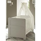 trendteam BZL60557 Babyzimmer Komplett Set Landhausstil weiss Pinie Struktur - 4