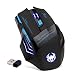 Produktbild Zelotes F14 2.4G Wireless Portable Mobile Maus Optische Mäuse mit USB-Empfänger, 4 einstellbare DPI-Stufen, 9 Tasten für Notebook, PC, Computer, Laptop, Mac, - Schwarz [Windows]