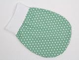 Schlafsack Strampelsack Pucksack LILAKIND Frühling/Sommer Sterne Mint Weiß - 4