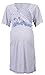Happy Mama Women's Maternity Hospital Gown Nightie for Labour & Birth. 193p (Blue, UK 12)