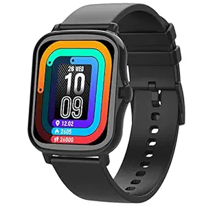 Fire-Boltt Beast SpO2 1.69? Industry?s Largest Display Size Full Touch Smart Watch with Blood Oxygen Monitoring, Heart Rate Monitor, Multiple Watch Faces & Long Battery Life (Black)