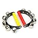 Cute Baby 5 Jingle Bell Wooden Handle Music Tambourine Ring Rattle Toy Education
