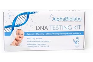 ALPHABIOLABS Sibling DNA Test with Laboratory Results