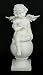 Produktbild Engel mit Vogel sitzend auf Kugel - große Deko Figur - ca. 45 cm hoch #21