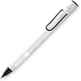 LAMY L119WTB Safari Mekanik Kalem, Beyaz Siyah Klips, 0,02 in&ccedil; (0,5 mm), Sınırlı &Uuml;retim