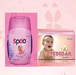 Curatio Tedibar Soap 75 G & Spoo Shampoo 75Ml Combo Pack