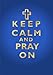 Produktbild Keep Calm and Pray On Notebook (7 x 10 Inches): A Christian Themed Ruled/Lined Notebook/Journal for Writing In with Motivational Prayer Quote Cover ... Sister, Daughter, Friend, or Coworker))