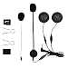 Produktbild EJEAS®-Mikrofon-Kopfhörer mit Seperate Kabel & Helm Mount Clip für E6 Bluetooth Motorrad Intercom