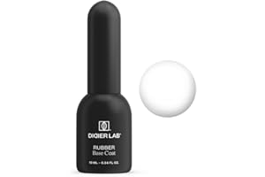 Didier Lab - Premium Base Rubber para Uñas - UV LED Esmalte Semipermanente Transparente - Base Coat Pintauñas Gel - Rubber Base Gel Uñas - Pintauñas Permanentes para Lampara 10ml