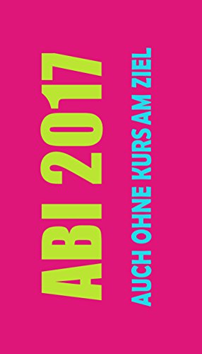 Abistrandtuch Abihandtuch 2017 "Auch ohne Kurs am Ziel - pink" 90x170 cm