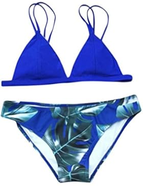 FORH Damen Bikini Set Reizvolle Halter Seil BH Push Up Badeanzug Swimwear High Waist Bikini Bademode Summer Beachwear